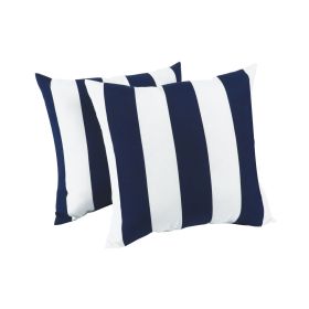 2 Pack Outdoor Throw Pillows, Waterproof & Fade-Resistant Patio Cushions for Garden, Porch