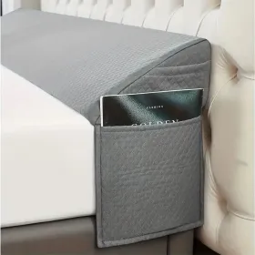 Air Layer Fabric Gap Pillow Diamond-shaped Pocket193x24.5x15cm (Option: Gray)