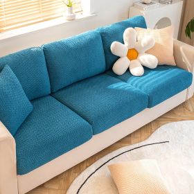 Shake fleece sofa cover, all inclusive universal cover, lazy elastic sofa cover, all season universal anti cat scratch sofa cover (Color: Jingmi Baolan, size: M+)