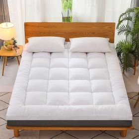 Topper Pad for Mattress  Twin (Color: White)