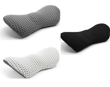 Lumbar Support Pillow For Side Sleepers Pregnancy Relieve Hip Coccyx Sciatica Pain Machine Chair Back Cushion Waist Car Seat (Option: 3Color Pillowcase)